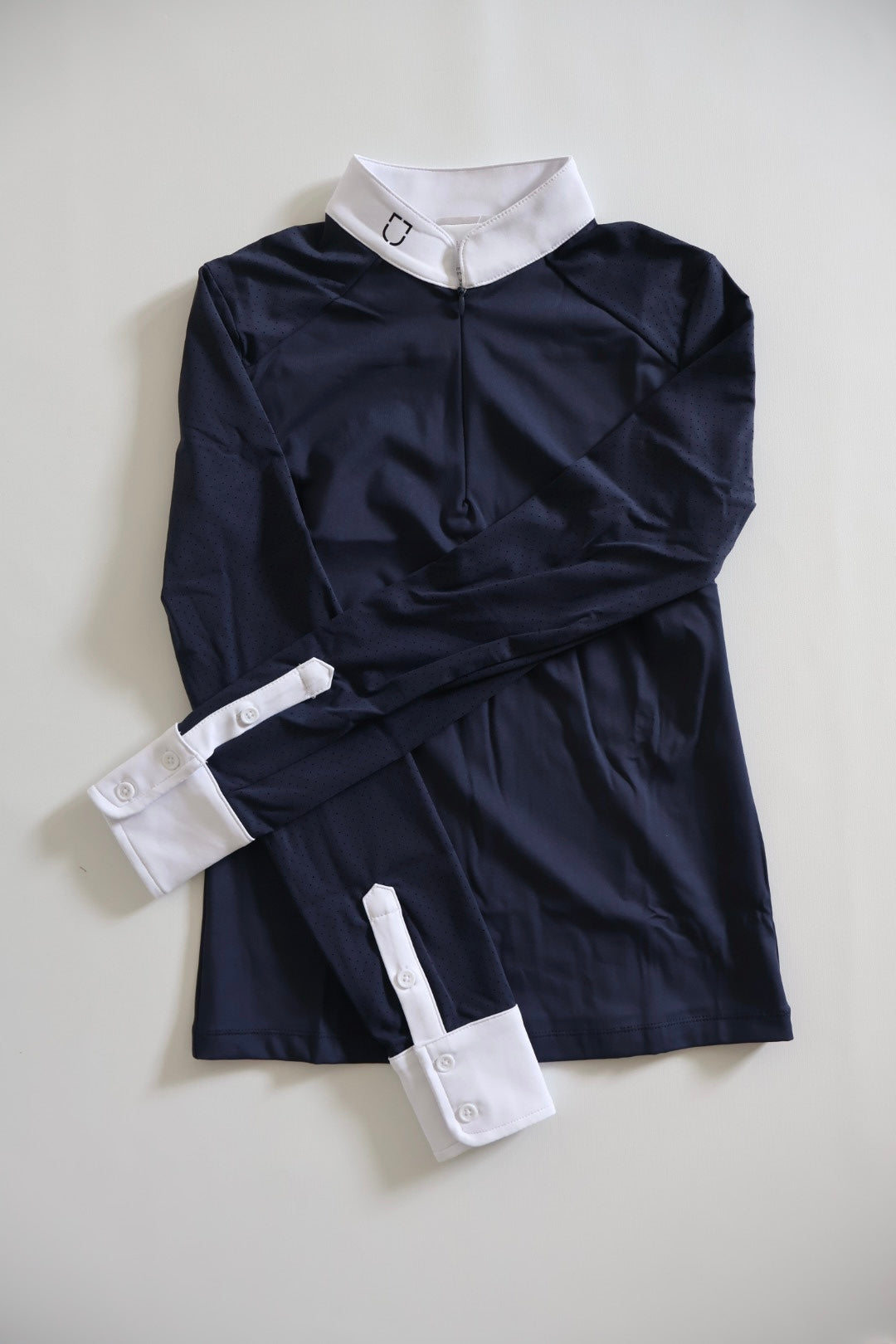 MiCo Perforeret langærmet - Navy