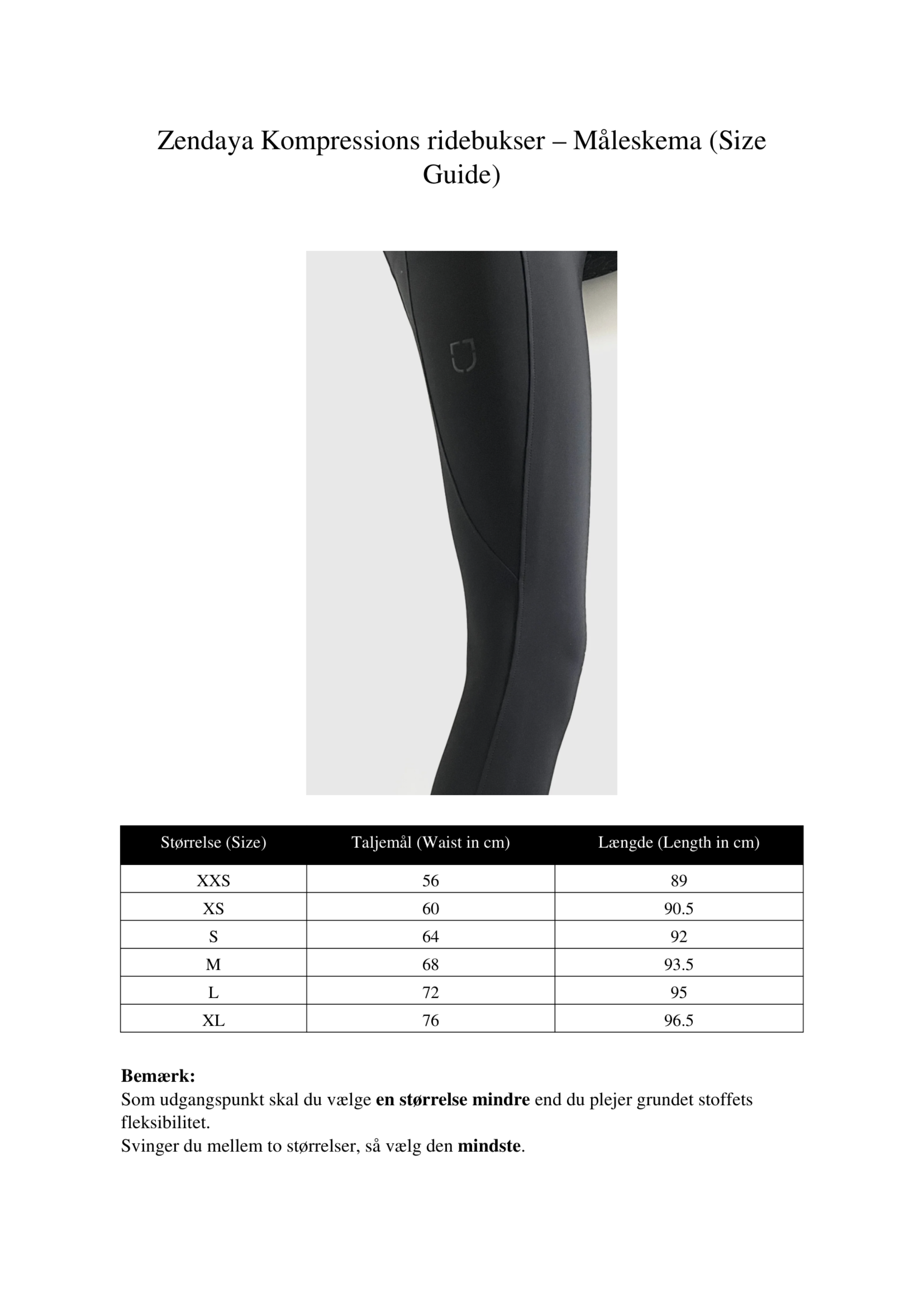 Zendaya Kompressions ridebukser inkl. MiCo Tights & MiCo Sports BH